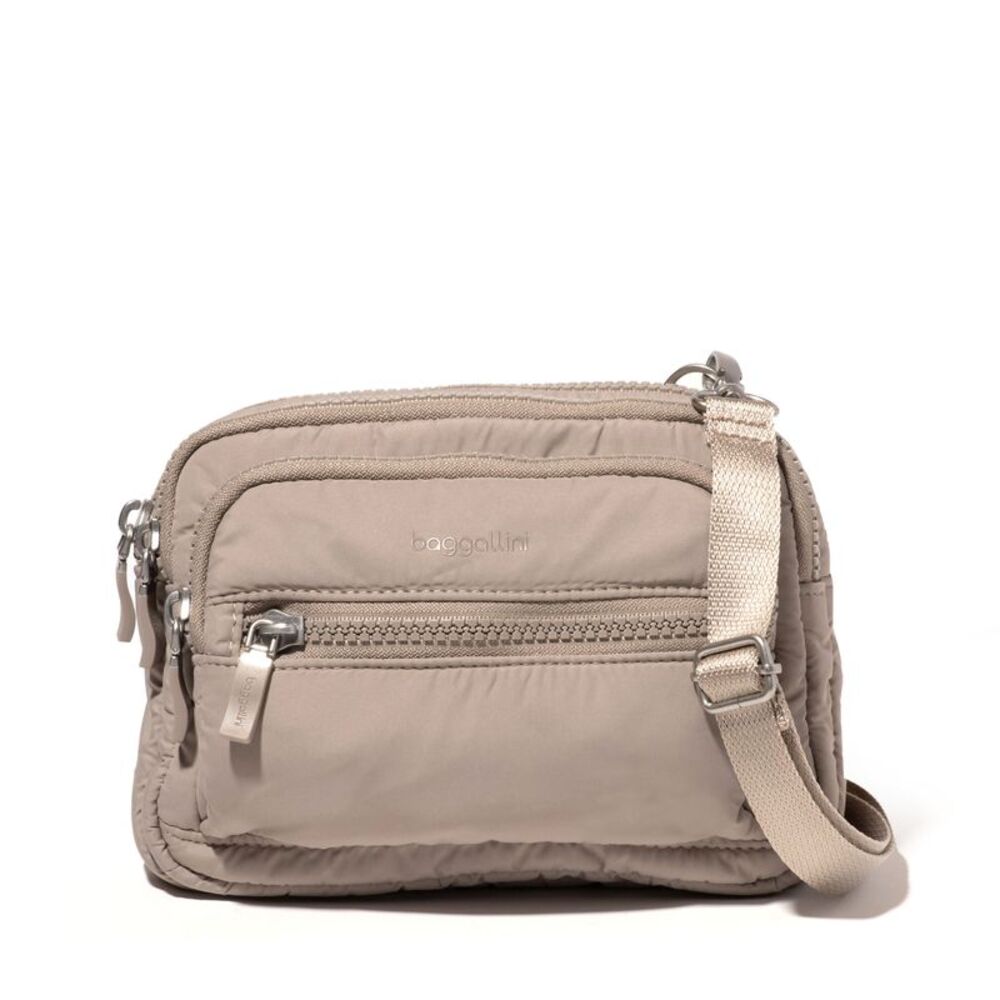 baggallini Women's Triple Zip Bagg Small Crossbody Bag
